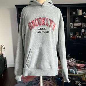 SHEIN Brooklyn grey sweatshirt size S